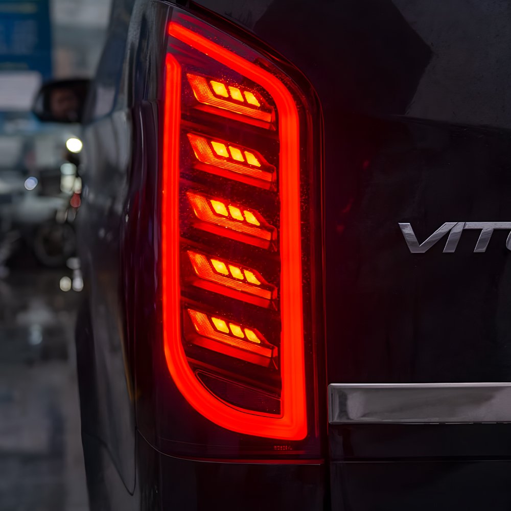 Auto Rear Back Lamps Assembly for Benz Vito V220D V250 V260 V300 W447 2016-2023 LED Upgrade Dynamic Car Taillights Accessories
