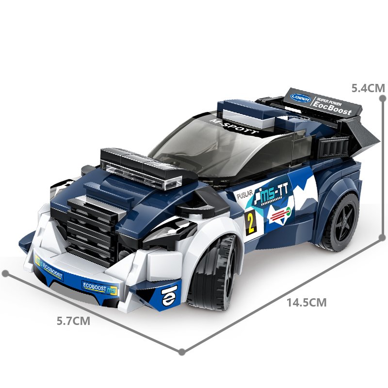 2879 Block Car Series Creative MOC Bricks Supercar Sports Car Police Car Bus Kids Assembly Building Block Plastic Toy Juguete