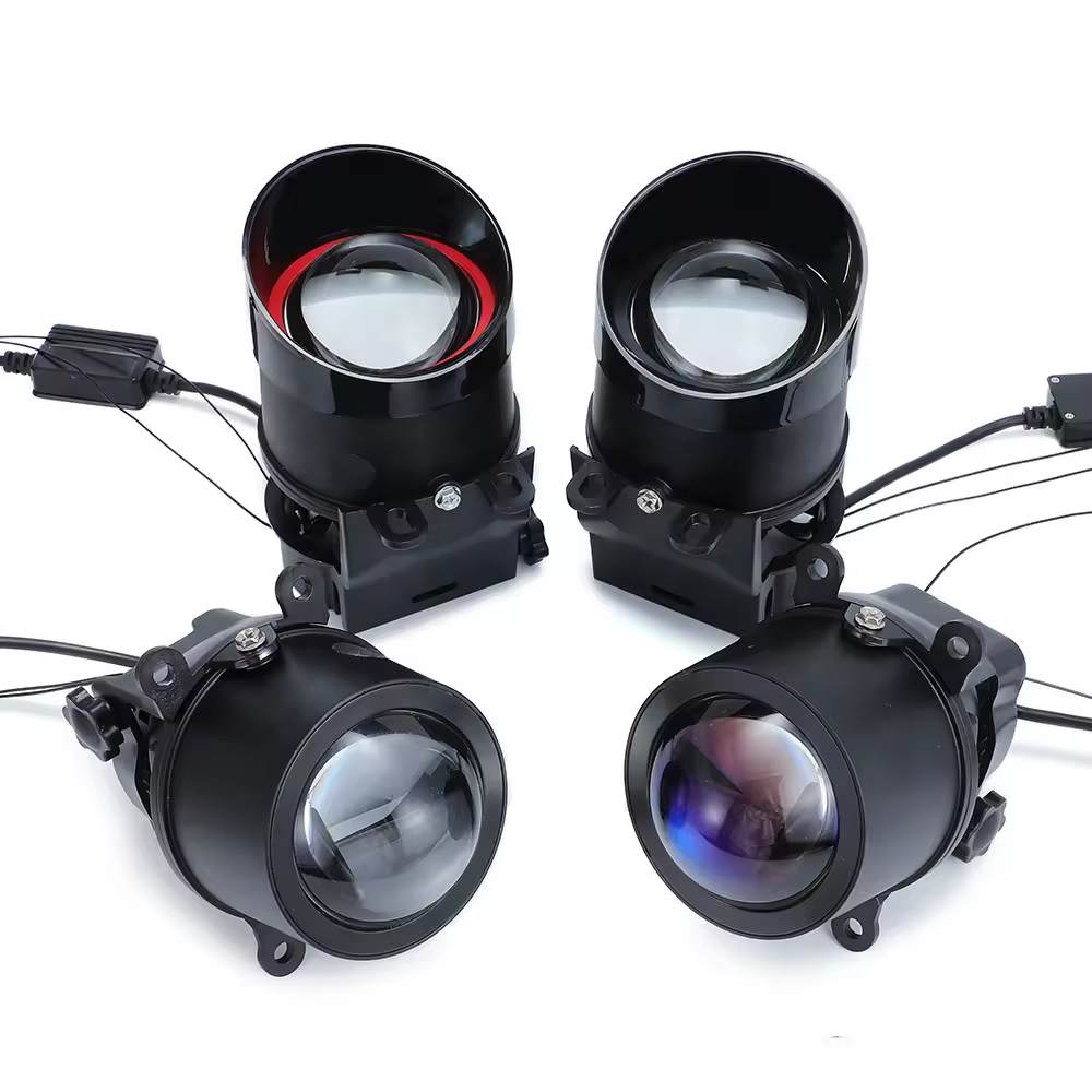 GPNE Wholesale Auto Headlight F8 45W 3.0inch Bi Led Fog Lamp Projector Lens Hi/Low Beam LED Fog Projector Lens