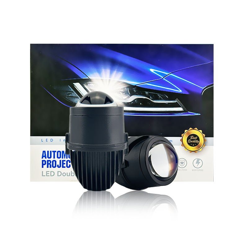 High Quality Three Color Switchable Led Fog Auto Light Led Fog Light Bulb Tri-color Led Lens Projector