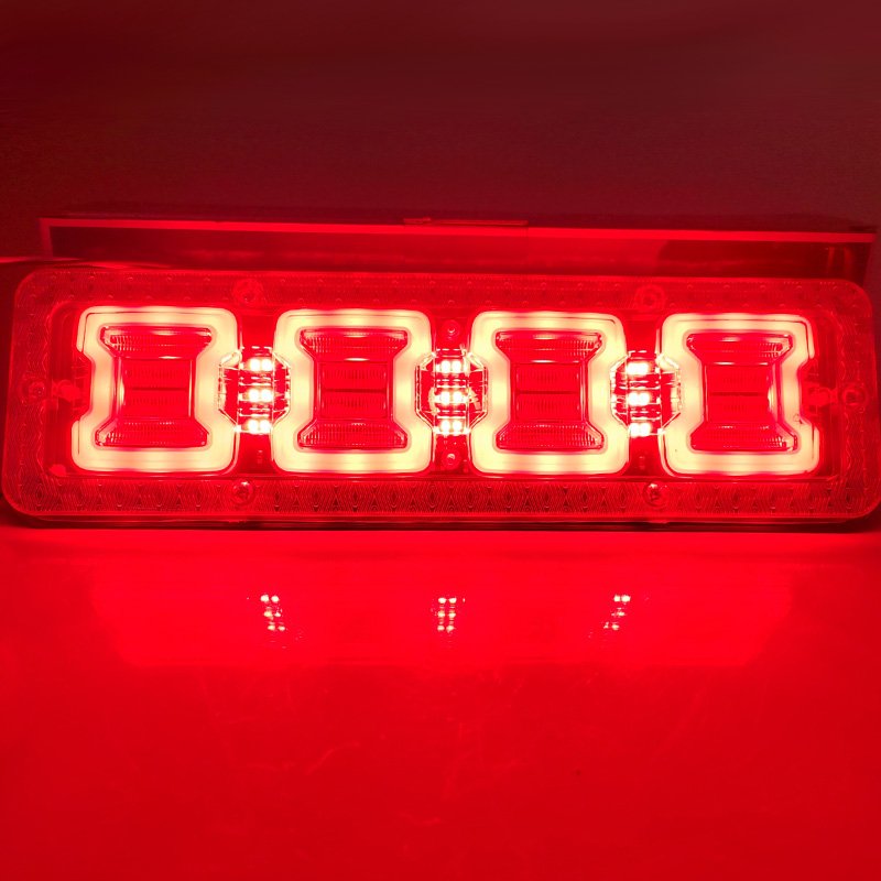 LED Large Truck Tail Light Assembly Haowo Dongfeng Tianlong 24V Truck Super Bright Flowing Trailer Universal Tail Light OEM COB