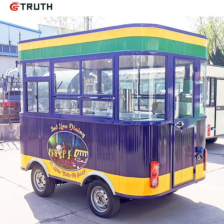 TRUTH Mobile Kitchen Fast Food Bus Trucks Mobile Hot Dog Ice Cream Food Car