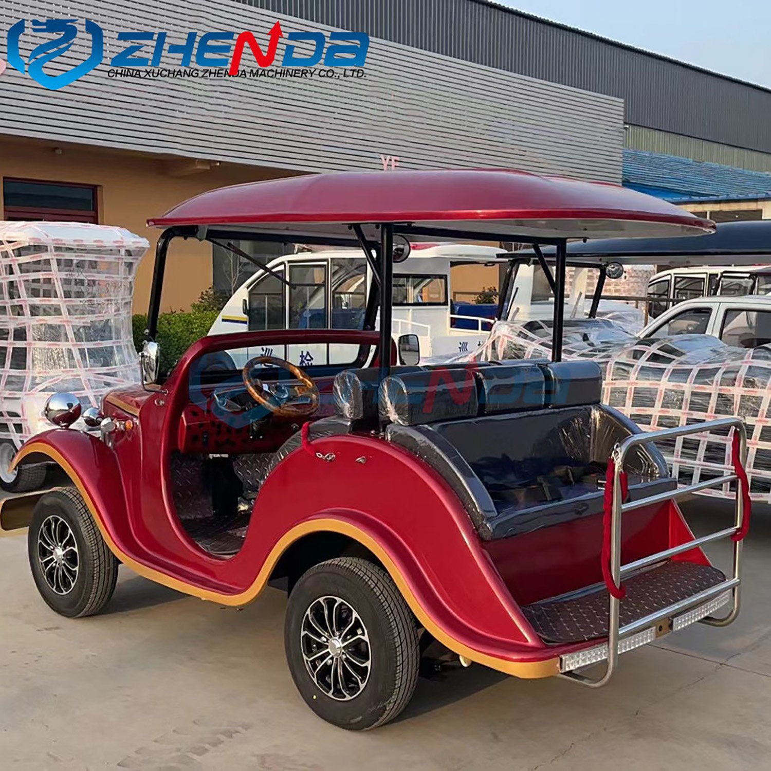 2023 Products Classic Vintage Electric Retro Sedan Sightseeing Buses and Cars