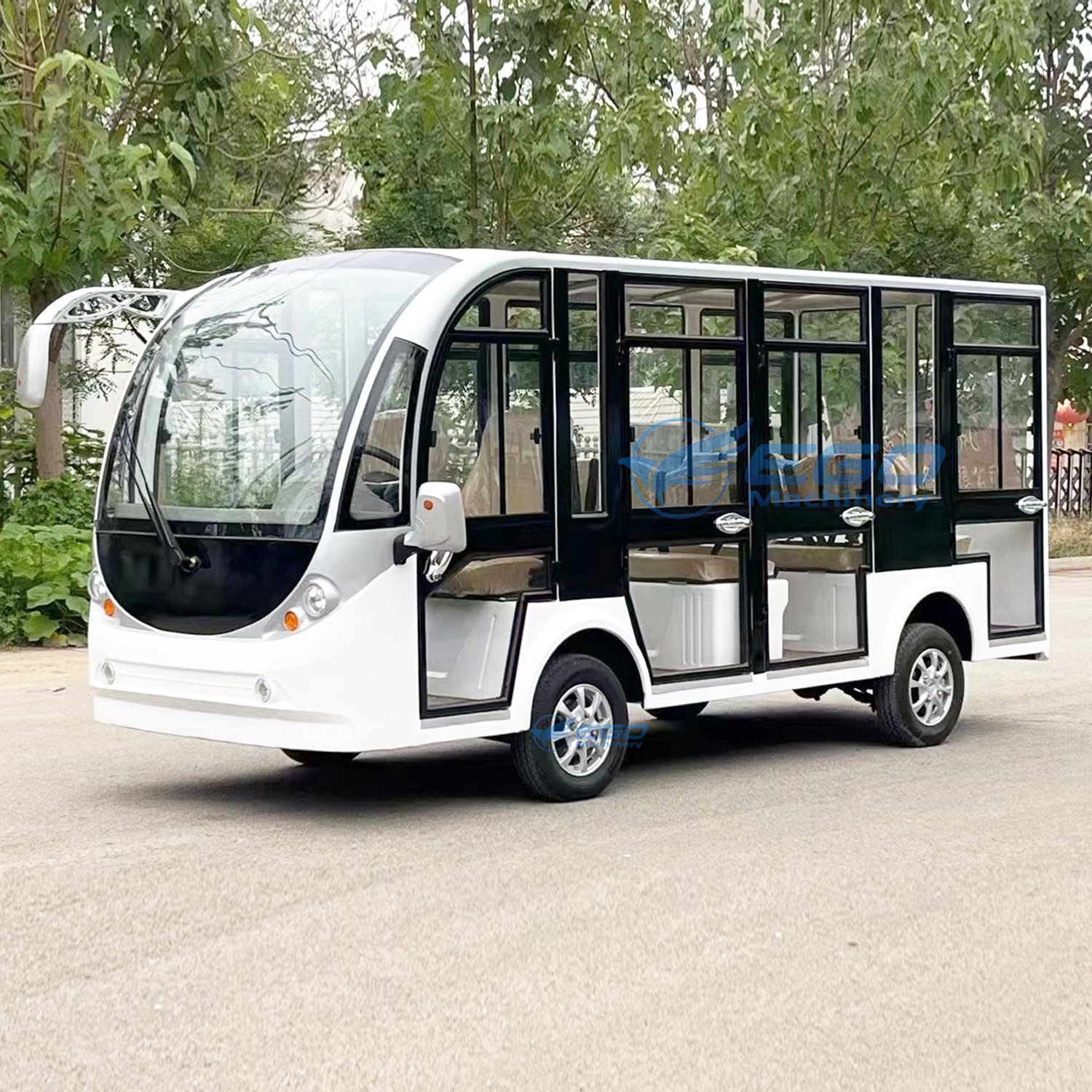 14 Seats Passenger Van China Mini Small Bus Transport Electric Mini Van EV City Bus for Sale