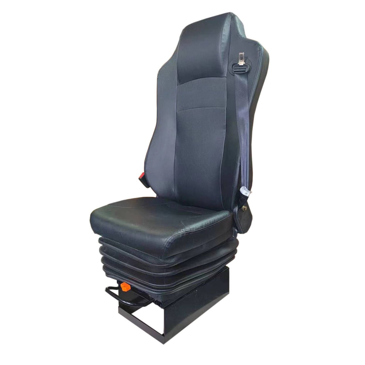 Truck Bus Driver Air Suspension Seat for Sale With 3 Point Safety Belt Horizontal Adjustment