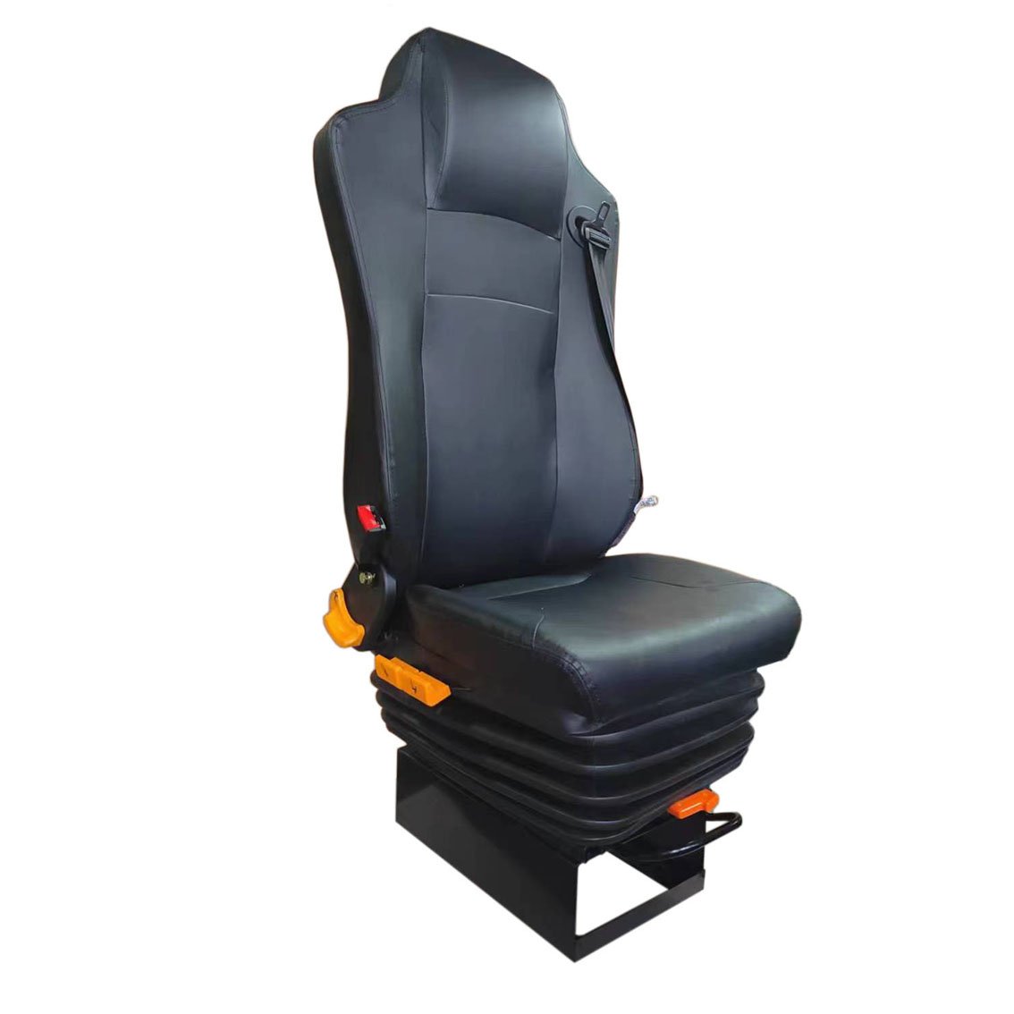 Truck Bus Driver Air Suspension Seat for Sale With 3 Point Safety Belt Horizontal Adjustment