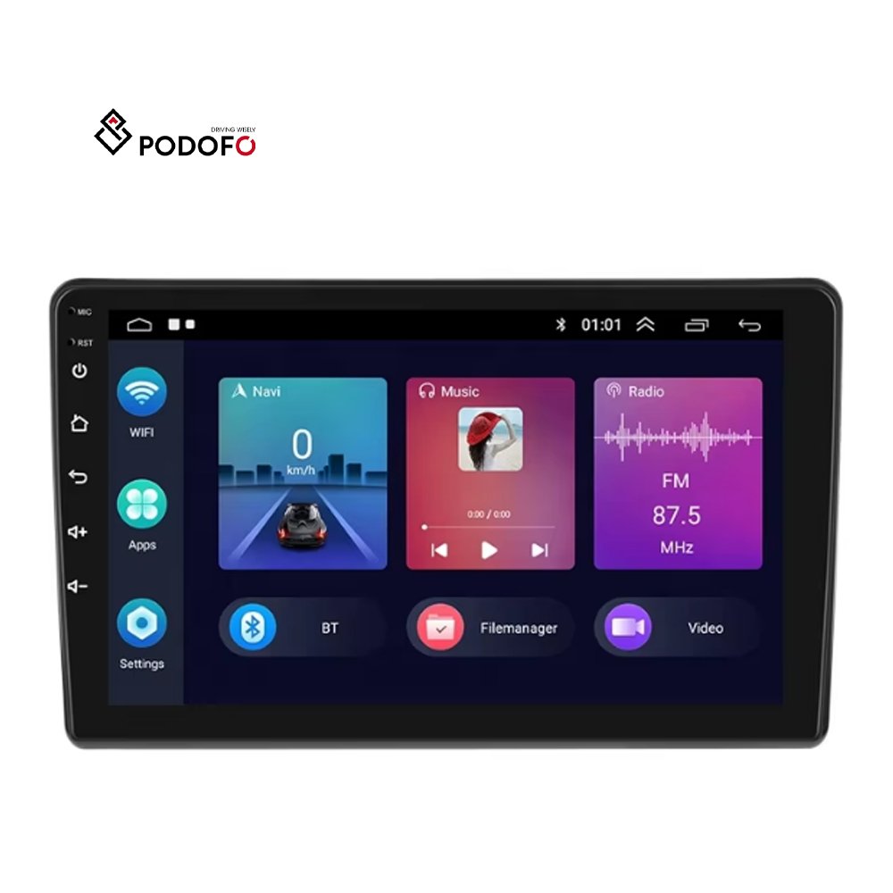 Podofo 9'' Android 13 Car Radio for Ducato 3/Peugeot Boxer 2/Citroen Jumper 2 2011-2022 Radio Car 2 Din CarPlay Android Auto GPS