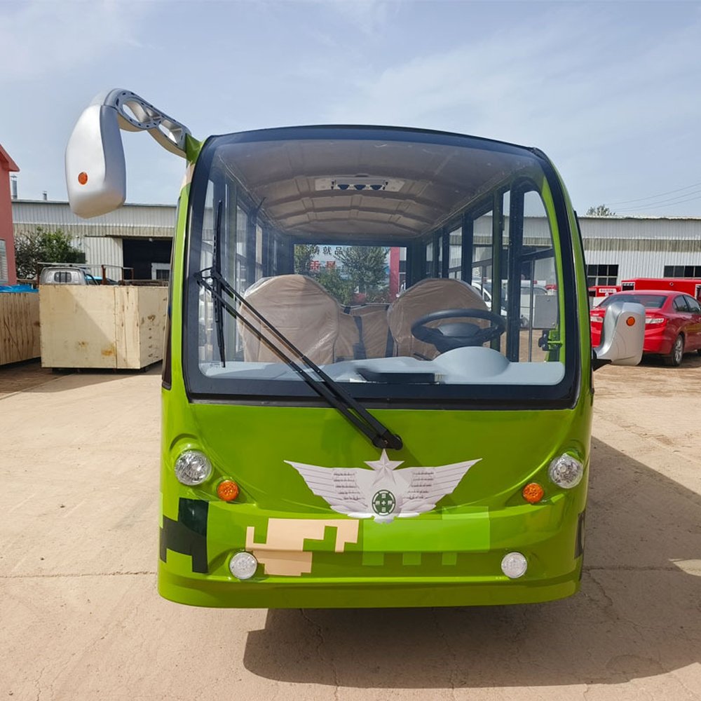 Passenger Electric Vacation Vehicle Scenic Tourist Bus Electric Sightseeing Bus CE Certified 11-14-seat Jiangsu 48V 3 Piece Rims