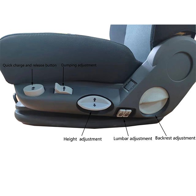 A800-18 Series Air Suspension Machine Bus Driver Seat Universal Truck Driver Seat With Massage for Sale
