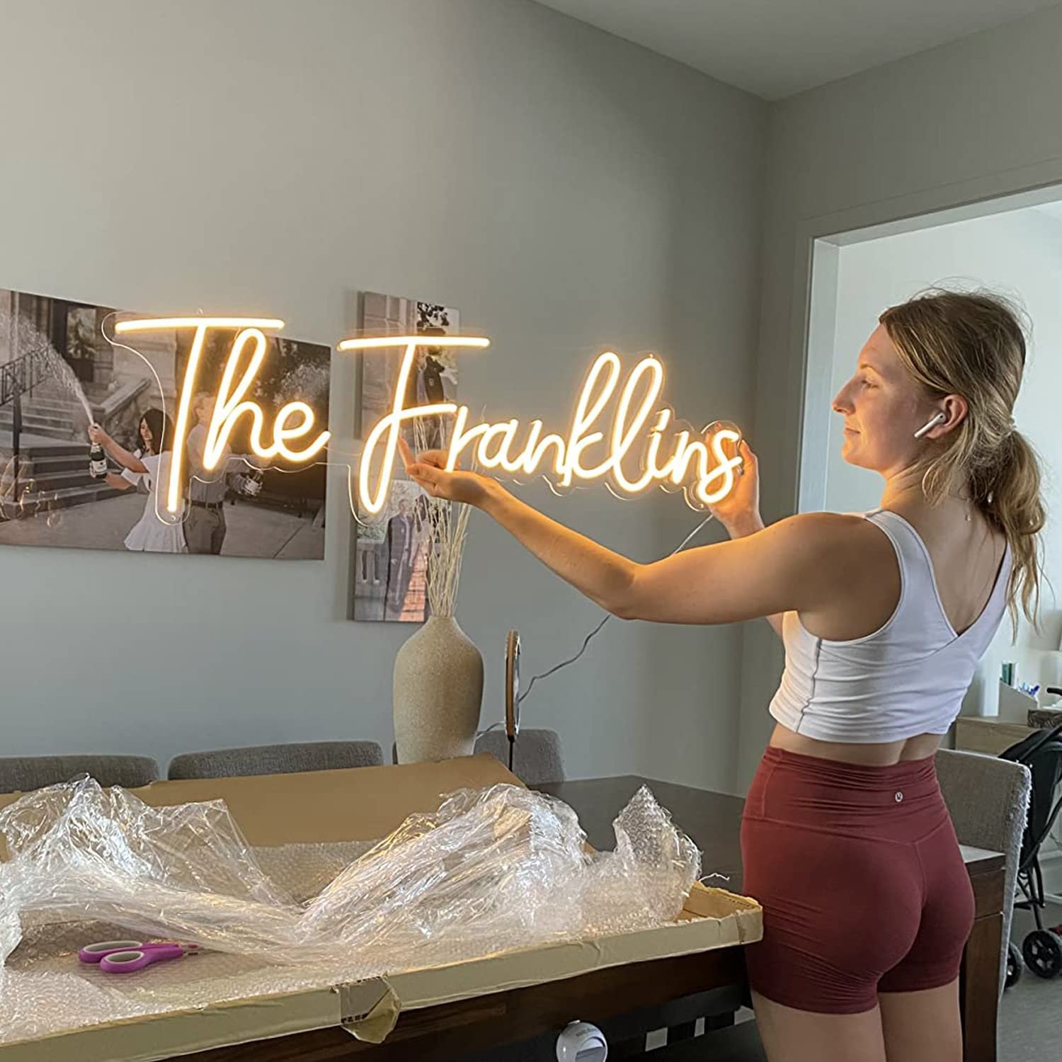 Neon Sign Custom Logo Wall Decor LED Neon Sign LED Logo Sign for Bedroom Wedding Party Logo Business Birthday Gift