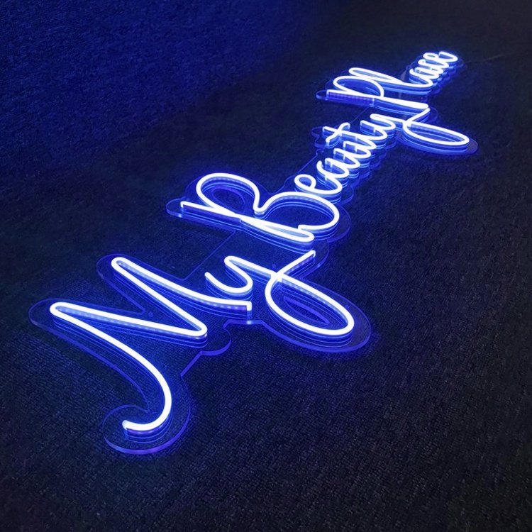 Salon Store Business Led Custom Nails Salon Beauty Neon Sign Led Store Business Acrylic logo Design LED Neon for Wall Decoration