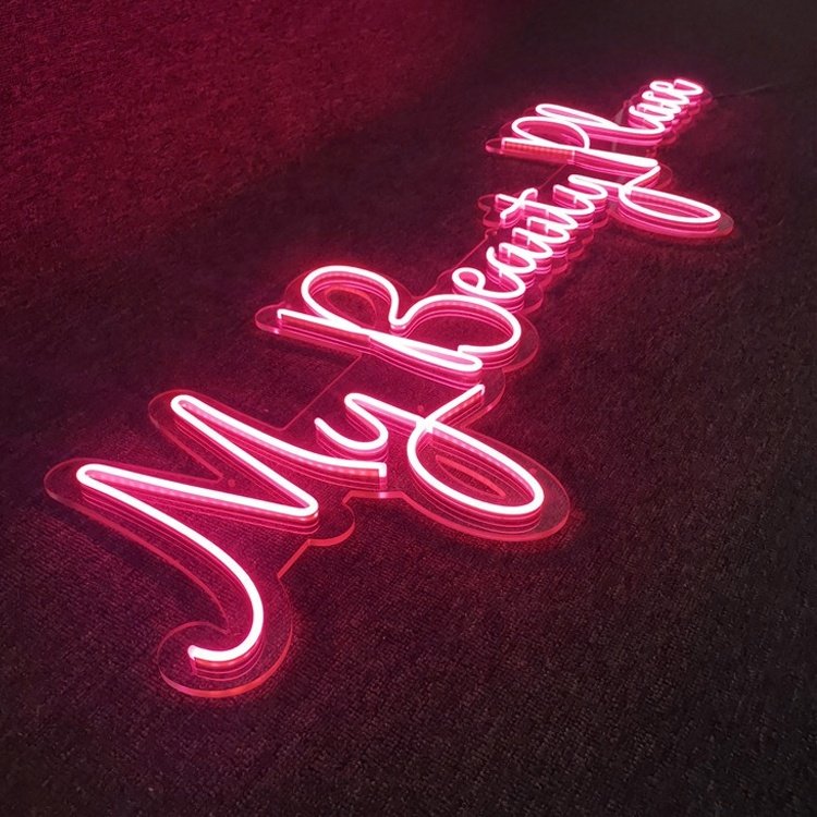 Salon Store Business Led Custom Nails Salon Beauty Neon Sign Led Store Business Acrylic logo Design LED Neon for Wall Decoration