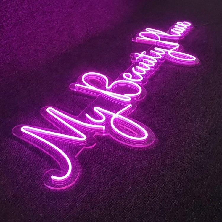 Salon Store Business Led Custom Nails Salon Beauty Neon Sign Led Store Business Acrylic logo Design LED Neon for Wall Decoration