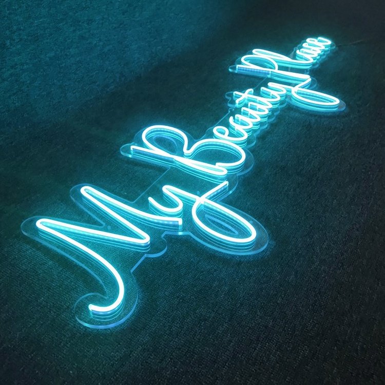 Salon Store Business Led Custom Nails Salon Beauty Neon Sign Led Store Business Acrylic logo Design LED Neon for Wall Decoration