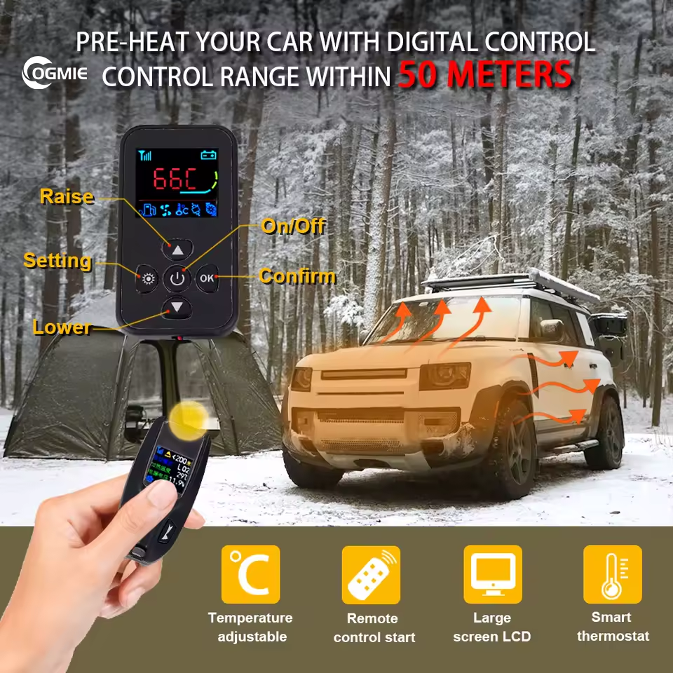 OGMIE Diesel Engine Electric Parking Water 16KW 5KW 10 KW 12V 24V Coolant Liquid Heater for Truck RV Boat Bus