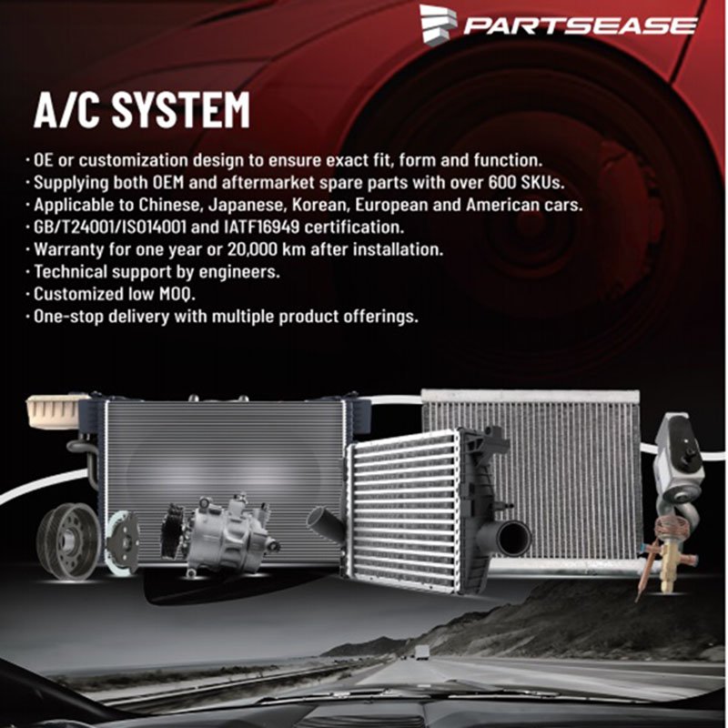 High Quality 12V Auto Air Conditioner for Nissan Bus Vehicle Compressor AC OE 926000Z011 R134A Refrigerant
