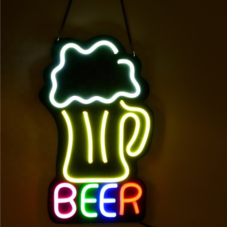 Dimmable DC12V Silicone Led Neon Sign Tube Light for bar Opening