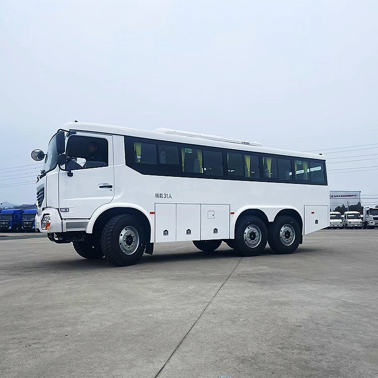 DONGFENG Desert Tour Bus 4x4 6x6 AWD Off Road Trucks 35 Seats Bus Passenger Service Vehicle Passenger Carrier