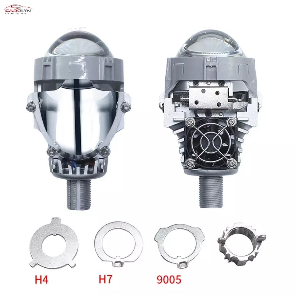 Non-destructive Installation P10 55w 60w Mini Led Light Car Headlight H11 Fog Laser Bi Led Projector Lens 2.5 Inch Bi-led Proj