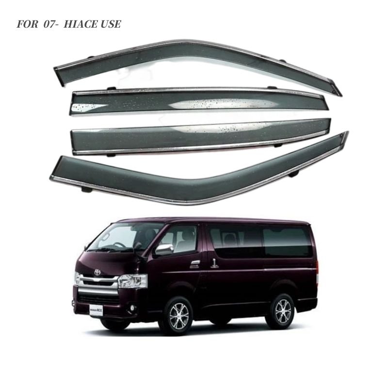 Factory Sale Price Custom Injection Door Window Visor for TOYOTA 2007-2018 HIACE Use