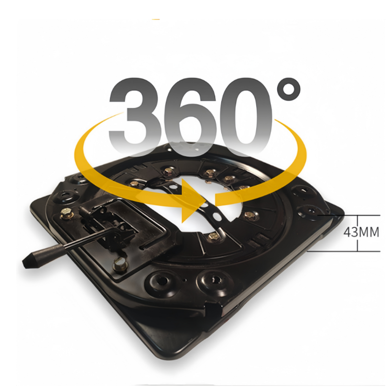 Top-Selling Easy Installation Racing Car Swivel Seats 360 Degree Turntable Base for Driver Seat