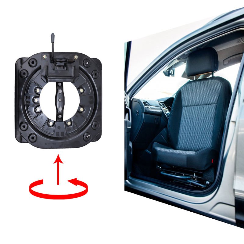 Top-Selling Easy Installation Racing Car Swivel Seats 360 Degree Turntable Base for Driver Seat