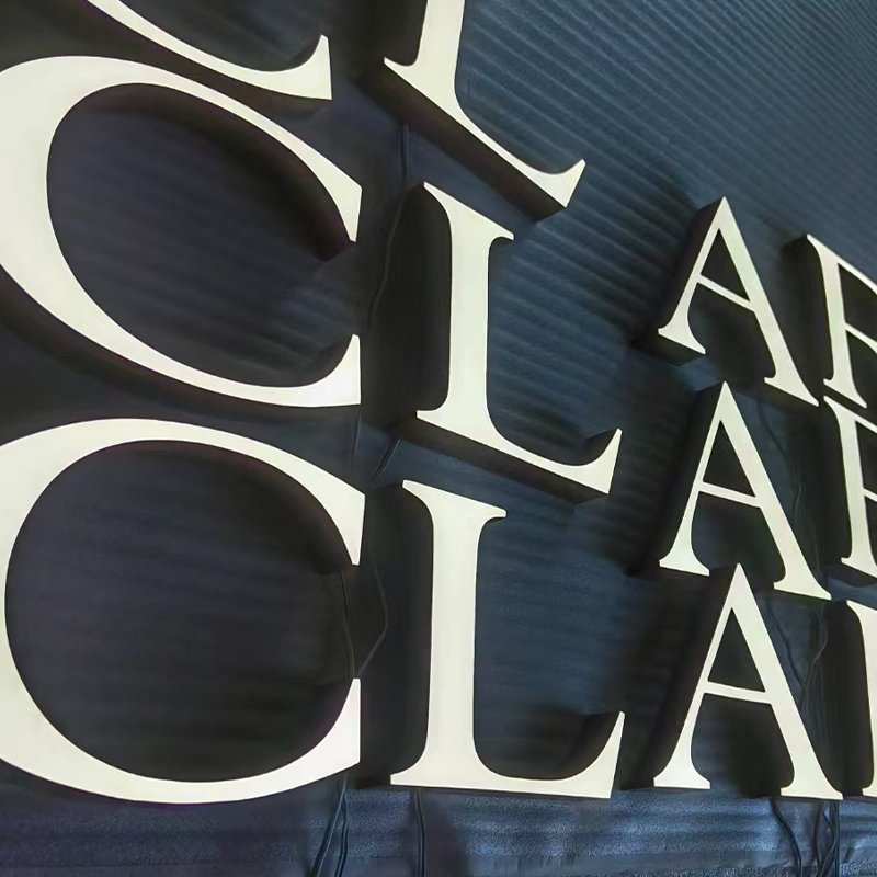 Indoor Outdoor Illuminated Lighted Frontlit Logo Sign Shop 3D Led Channel Letters Sign