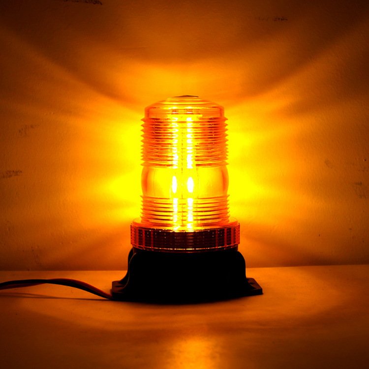 C0270 LED Strobe Light 9V-80V Amber 30 LED Warning Safety Flashing Beacon Lights for Vehicle Forklift Truck Tractor UTV Car Bus