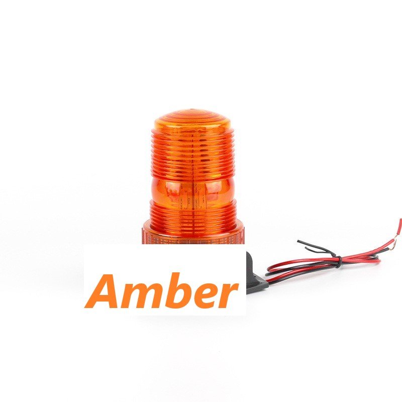 C0270 LED Strobe Light 9V-80V Amber 30 LED Warning Safety Flashing Beacon Lights for Vehicle Forklift Truck Tractor UTV Car Bus