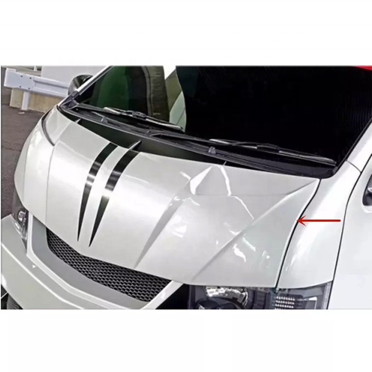 Car Modified Engine Hood Bonnet for Hiace KDH200 Narrow 1695 Wide Body 1880 OEM Hood
