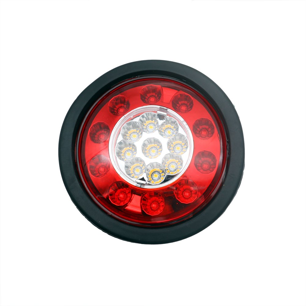 High Quality12 24V 8 LED Red Ambere Trailer Truck Stop Turn Rear Reverse Combination Tail Light for Tractor Lorry RV Camper