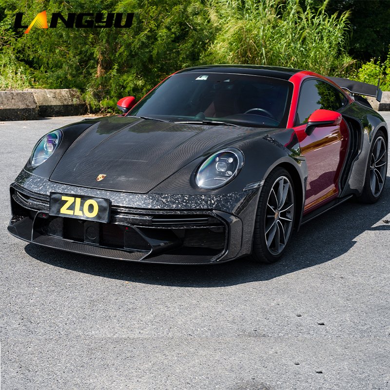 Car Tuning Body Parts 911 992 Carrera Upgrade Bra-Bus 900 Rocket R Dry Carbon Fiber Bodykit for Porsche 911 992 Body Kits
