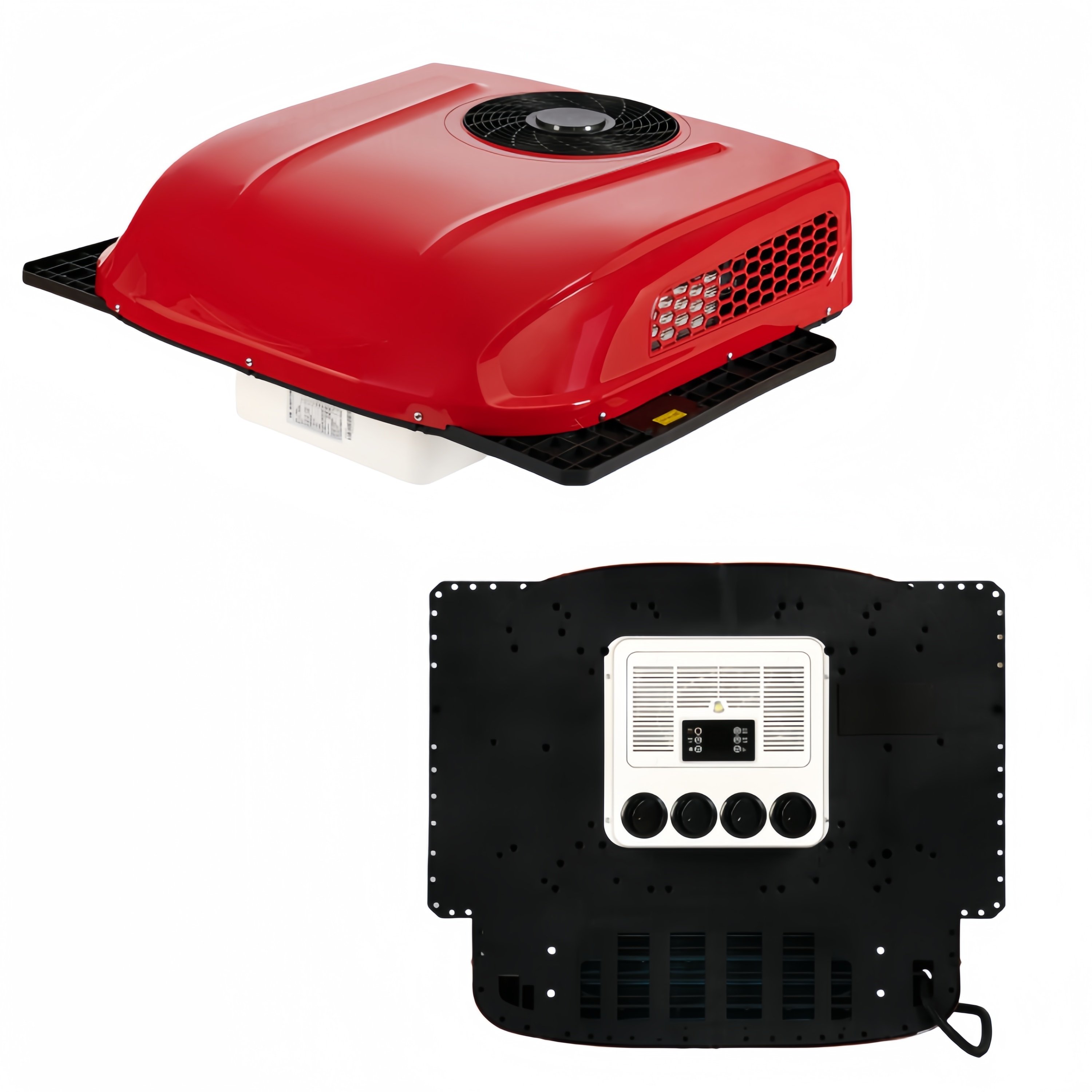 RGFROST Truck Rooftop AC Electric Air Conditioning Systems 12V 24V 6200-7200BTU R134A Refrigerant Parking Air Conditioner