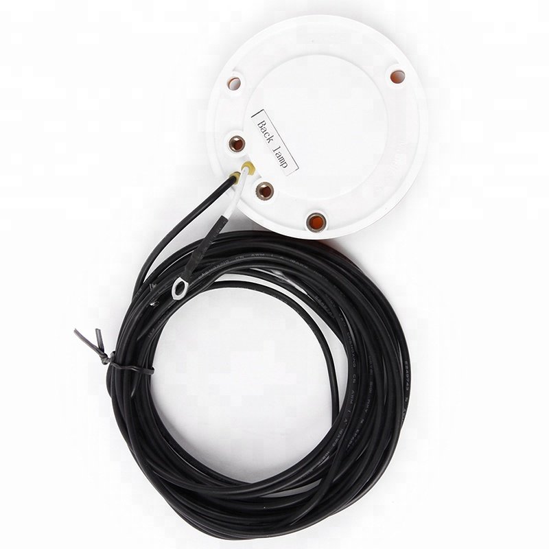 DOT Emark Waterproof100% 3 Inch 9 Leds Round Strobe Led Warning Light for Taxi Led Side Marker Light for RV Trailer Boat