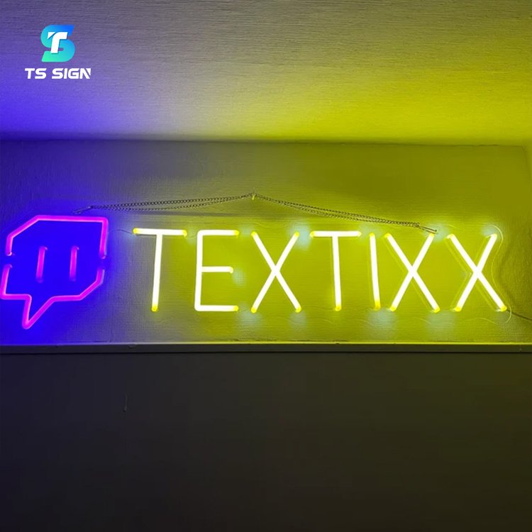 Brand Logo Text Neon Signs Personalized Name 3D LED Neon Light Sign for Shop Store