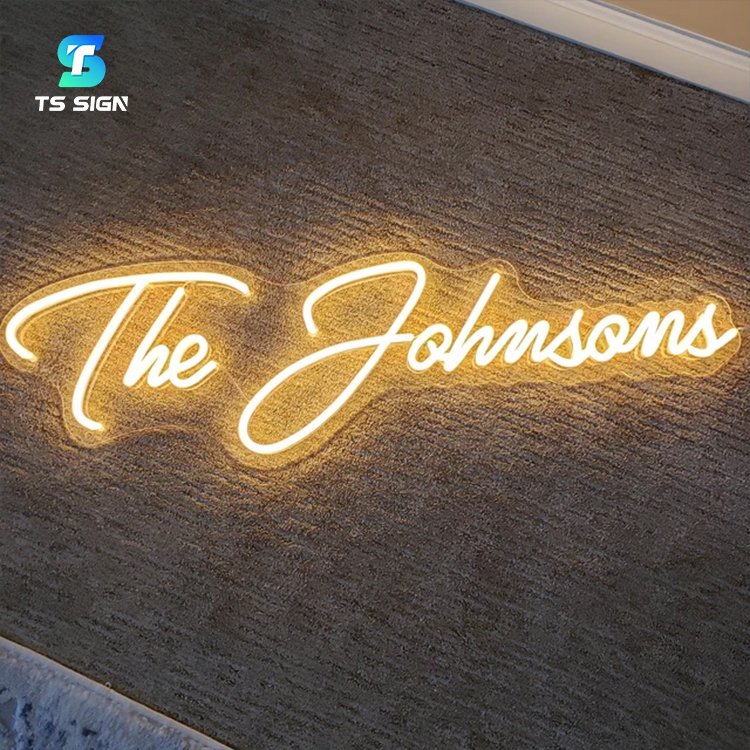 Brand Logo Text Neon Signs Personalized Name 3D LED Neon Light Sign for Shop Store