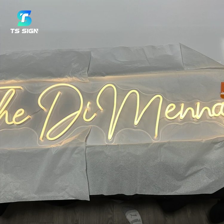 Brand Logo Text Neon Signs Personalized Name 3D LED Neon Light Sign for Shop Store