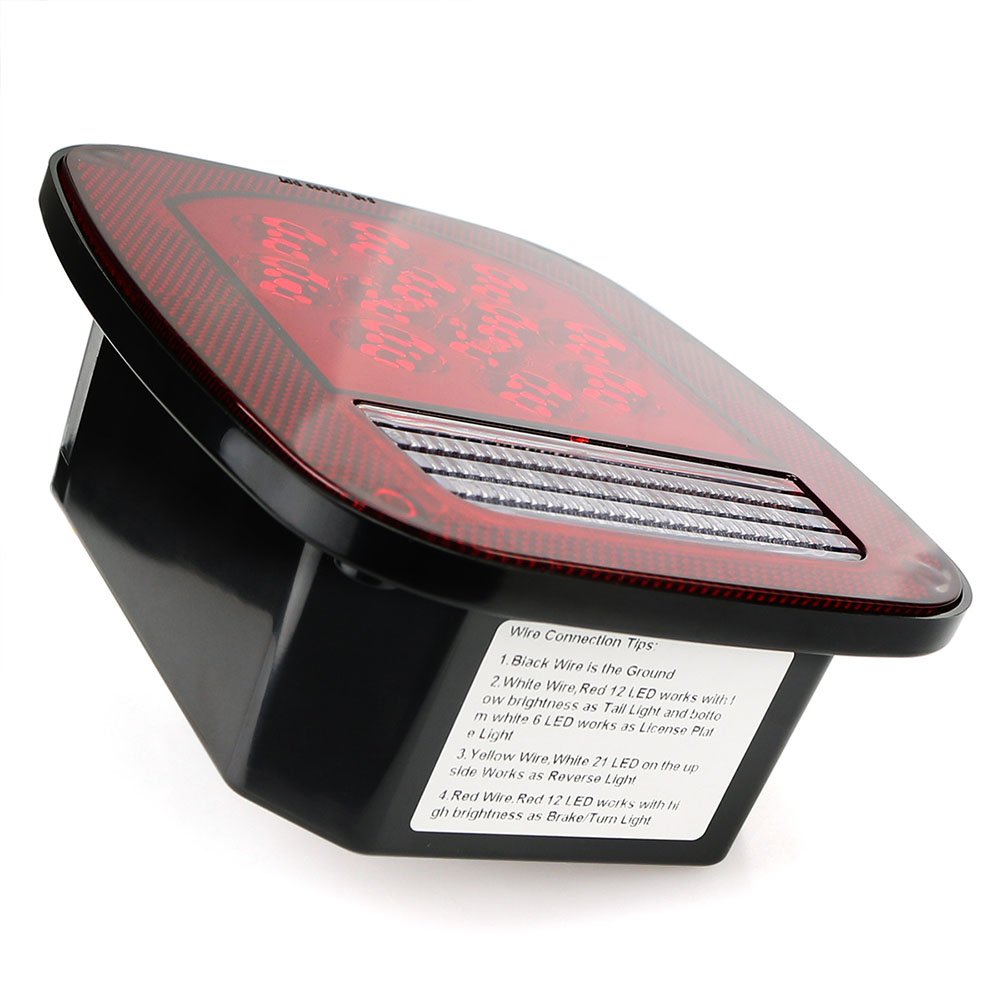 LED Tail Light Rear Brake Light Turn Signal Lamp Stop Lights Lamps for Car Bus Truck Van Trailer 12V