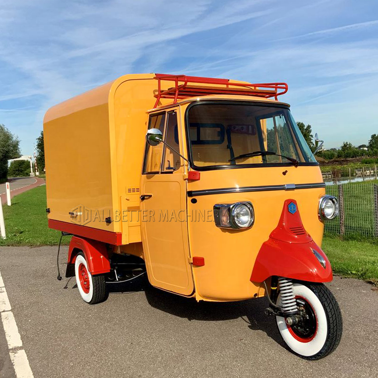 Hot Products Food Kiosk Mobile Coffee Van Electric Food Cart Tricycle Food Service Hot Dog Cart Ice Cream Truck
