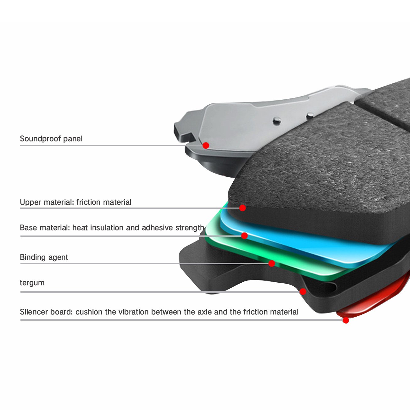 Brake Disc Automotive Brake System Automotive Spare Parts China Brake Pads Toyot a Hilux Lexus Mitsubishi