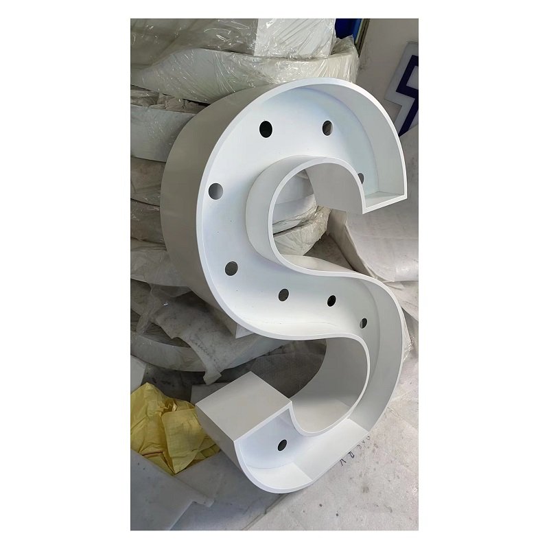 4ft 5ft Big Giant Large Electronic Signs Party Decoration Led RGB Marquee Letter Light With Bulb for Event Wedding Supplies