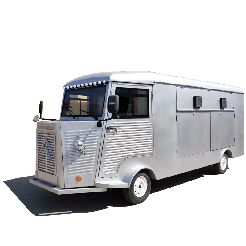 Mobile Fast Food Stand Food Cart Usa Burger Grill Machine Hamburger Coffee Food Truck