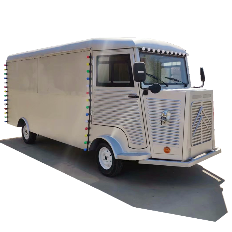 Mobile Fast Food Stand Food Cart Usa Burger Grill Machine Hamburger Coffee Food Truck