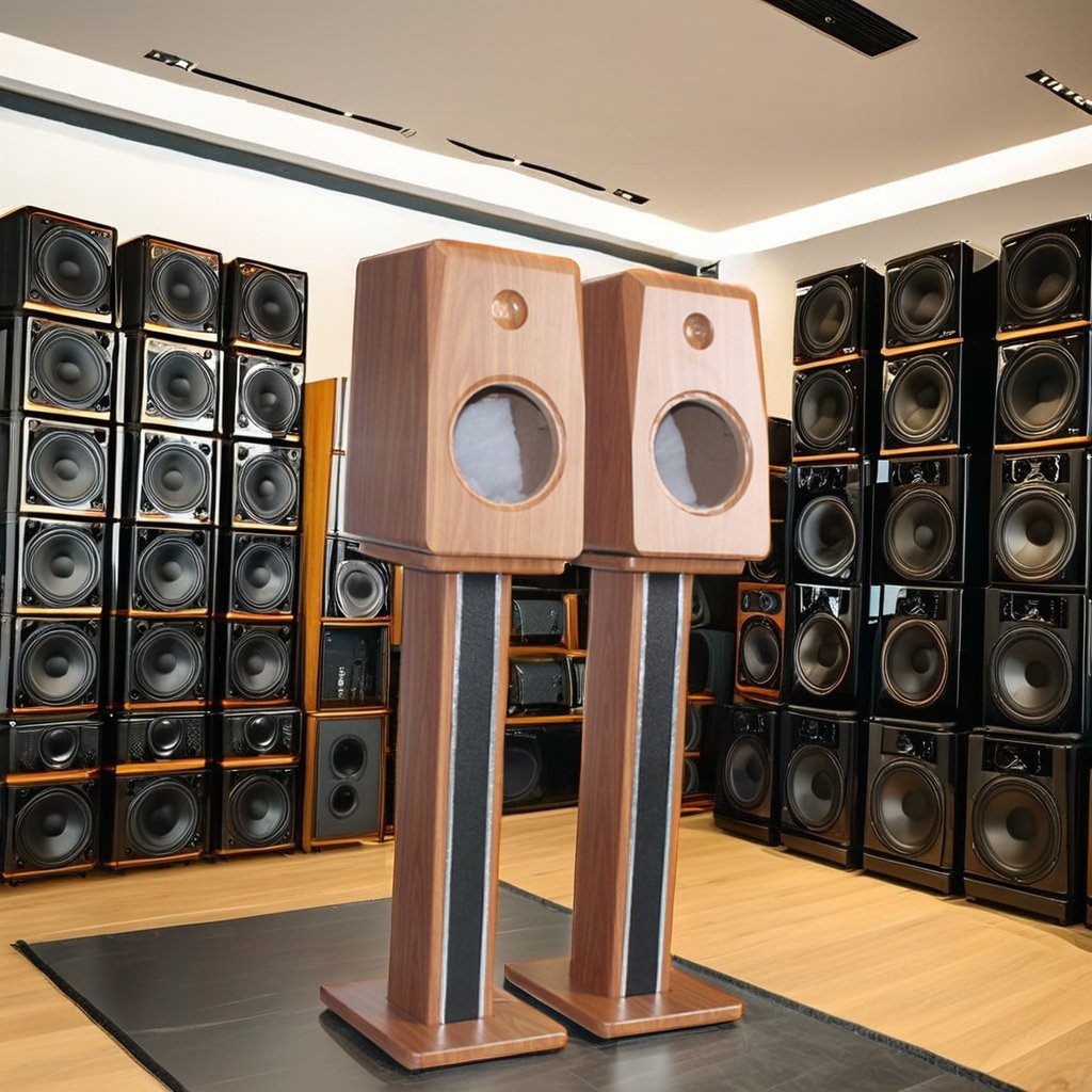 OEM 6.5 Inch Wood Speaker Box Empty Case Audio Enclosure HiFi Empty Personalized Speakers Cabinet