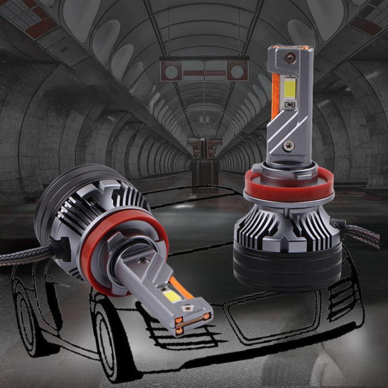 High Power Led OEM ODM 200W Led Xenon Auto Lighting System H11 H4 H7 9005 9006 Led Headlight Bulb for Car Canbus