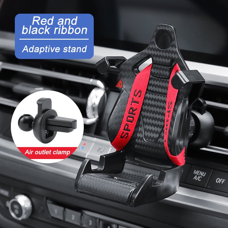 Golf Cart air Vent Desk with Box Package Mount Mobile Car China 2024 Cell New Technology Mobile Phone Holder Accessories for Car
