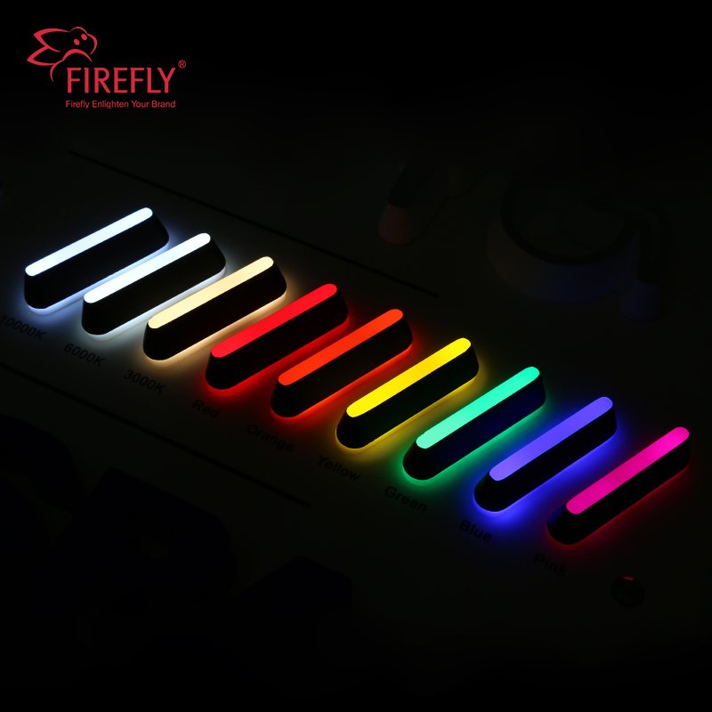 Custom Business Shop Logo 3D Lighting Acrylic Illuminated Mini Open Sign Backlit Channel Letter Led Sign