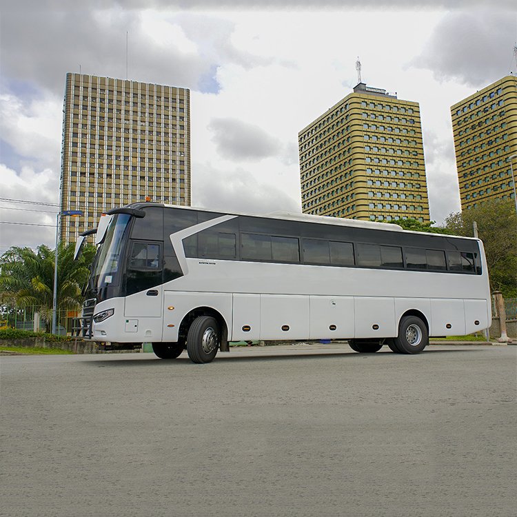 Lck6120d Zhong Tong Used Bus Left Hand Drive 65 Seater Buses Manual Gear Box Luxury Bus Full Set Manual Euro 2 Diesel