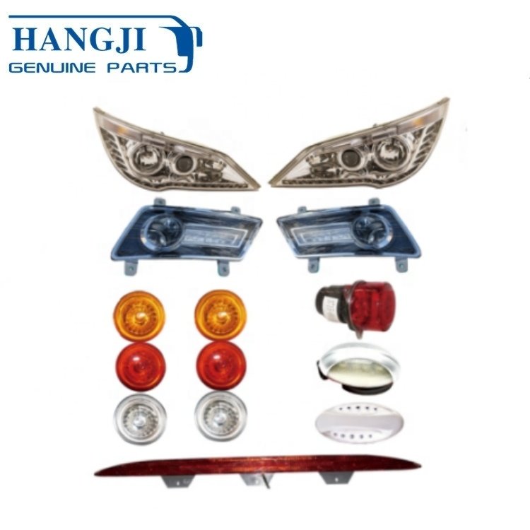 Chinese Bus Accessories ZK6122HL Bus Spare Parts LED Head Lamp Front Fog Lights Tail Lights