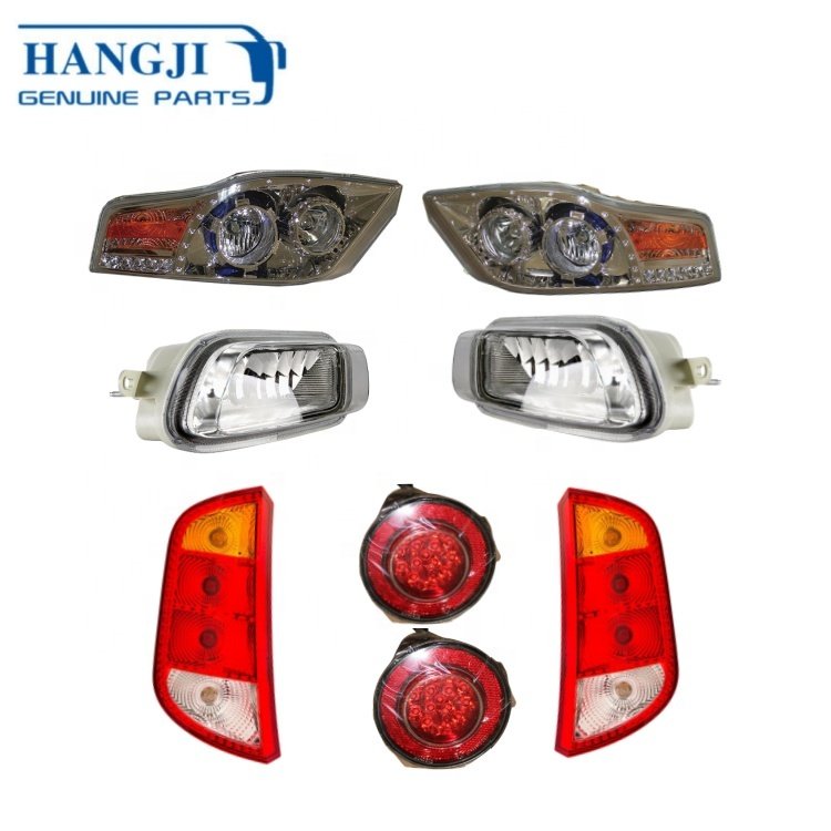 Chinese Bus Accessories ZK6122HL Bus Spare Parts LED Head Lamp Front Fog Lights Tail Lights